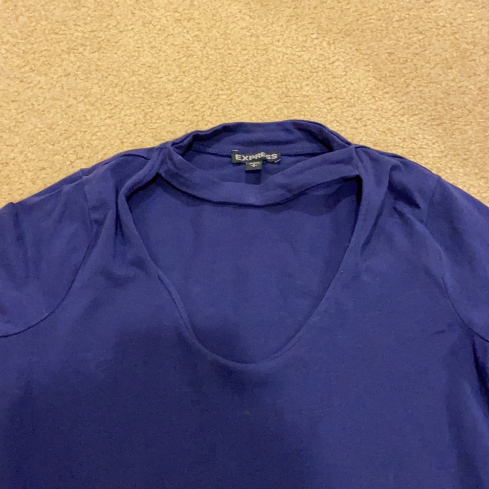 Cut out neck choker long sleeve - Picture 6 of 6
